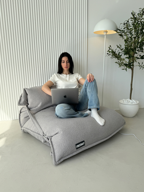 Крісло Puffy Home Light Gray
