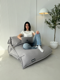 Крісло Puffy Home Light Gray